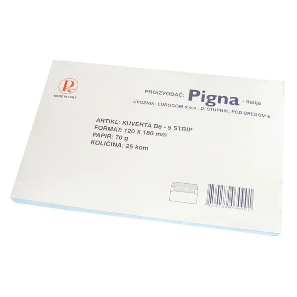 05409-EC Kuverta 12x18 B6-5 strip plava 80gr. MM 25/1 P40
