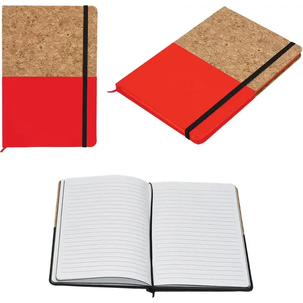 9003007 Notes Corc Color A5 pluto PU 96 str. s gumicom, 14x21x1 cm P12/96
