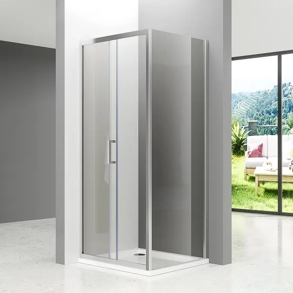 75-C-C3017-120/80-CR C-LINE TUŠ KABINA 1200x800x1950, KROM, PROZIRNO STAKLO