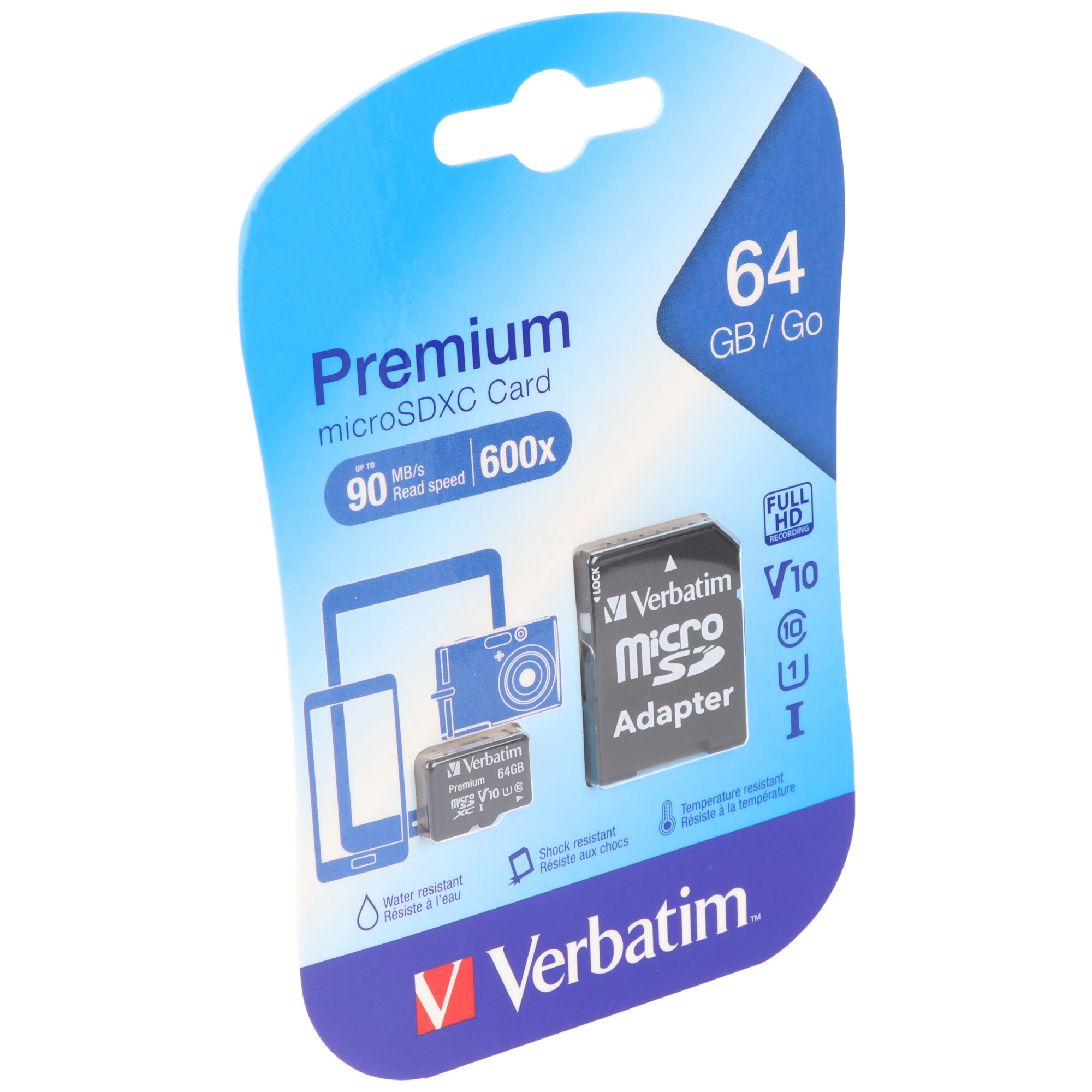 N-47042 Memorijska kartica MicroSD 64GB Verbatim PRO SDXC U3, A2, V30, Class 10