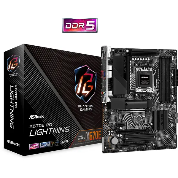 Matična ploča ASRock X670E Phantom GAMING Lightning AM5 DDR5