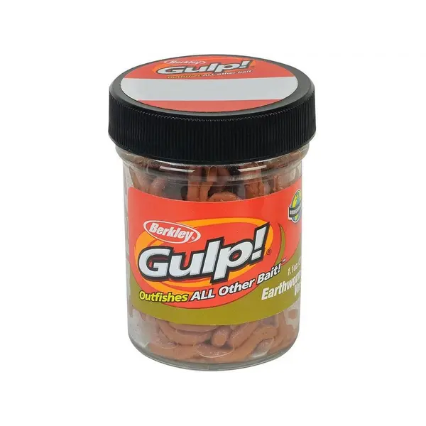 BGE1 Berkley Gulp Earthworm 10cm Brown